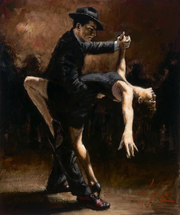 Fabian Perez STUDY FOR TANGO VIII